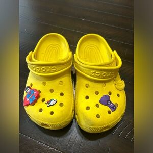 Yellow Kids size 1 Crocs